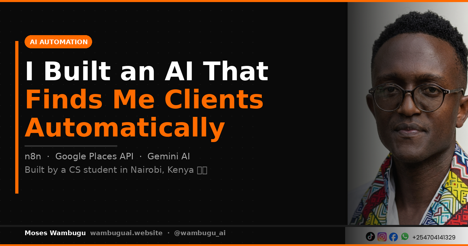 I Built an AI That Finds Me Clients Automatically